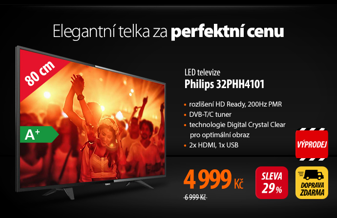 LED televize Philips 32PHH4101