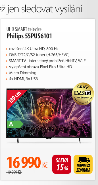 UHD Smart TV Philips 55PUS6101